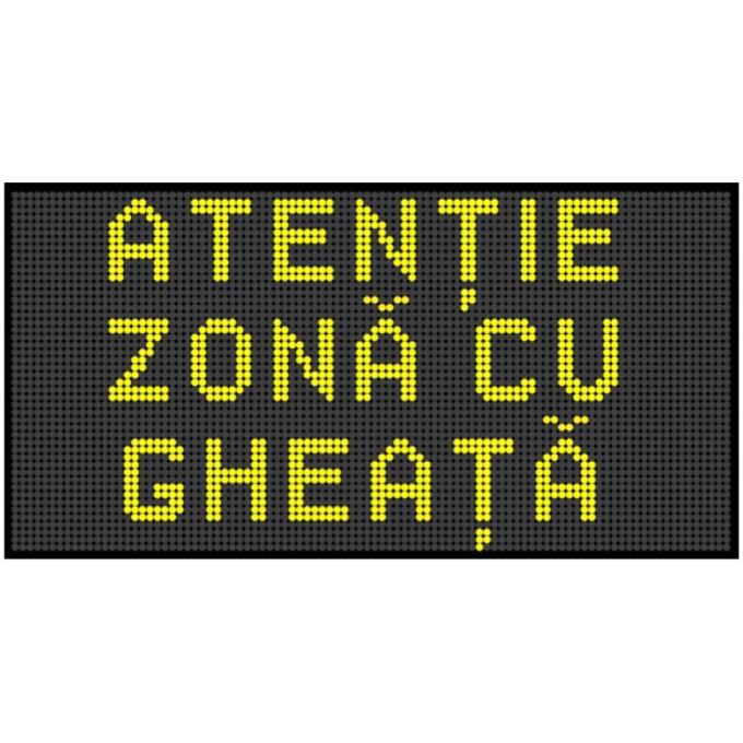 Panou VMS Tip 2 2200x1200 - Matrice LED Mesaje si indicatoare rutiere variabile Panou VMS Tip 2 2200x1200 - Matrice LED Mesaje si indicatoare rutiere variabile